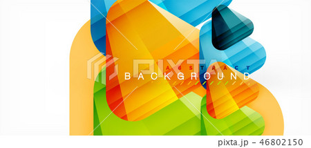Geometric abstract background, triangles 46802150