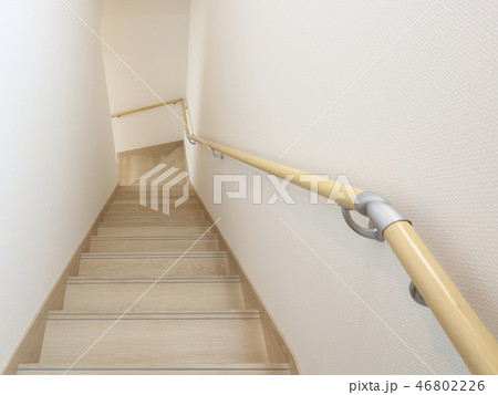 新築住宅 階段 2階より 新築住宅 階段 2階より 46802226