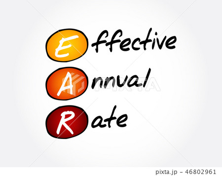 EAR - Effective Annual Rate acronym 46802961