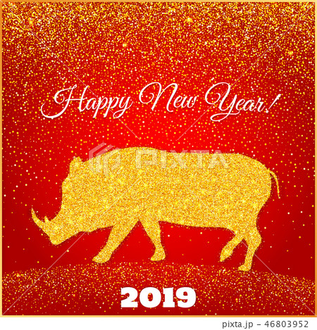 Chinese New Year 2019 vector background Chinese New Year 2019 vector background 46803952