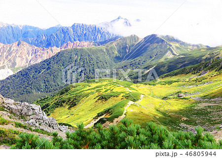 槍ヶ岳遙か 槍ヶ岳遙か 46805944