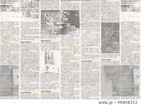 Newspaper paper grunge vintage old aged texture - Stock Illustration  [75308572] - PIXTA