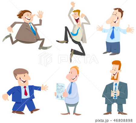 businessmen or men cartoon characters collection 46808898