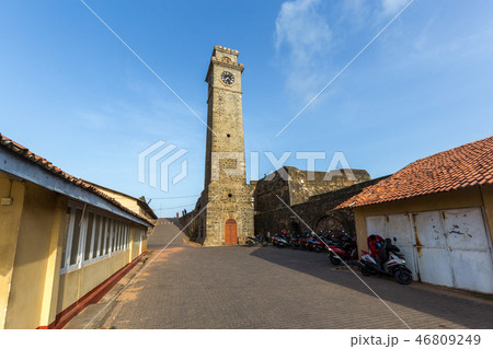 Clock Tower in Galle Fort, Sri Lanka Clock Tower in Galle Fort, Sri Lanka 46809249