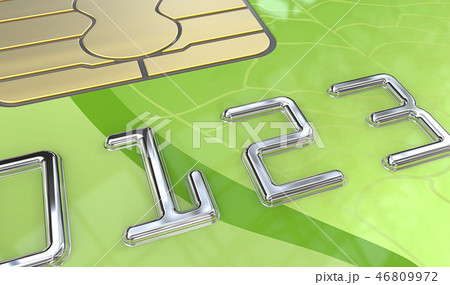 Green Credit Card. 46809972