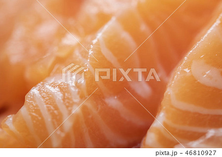 美味しいサーモンの刺身 美味しいサーモンの刺身 46810927