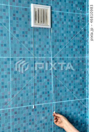 White air vent grille plastic cover on wall White air vent grille plastic cover on wall 46810983