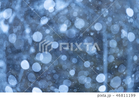 雪が降る冬景色 雪が降る冬景色 46811199