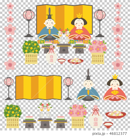 雛祭りセット 46812377