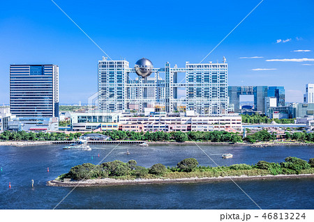 東京 お台場の風景(レインボーブリッジより) 東京 お台場の風景(レインボーブリッジより) 46813224