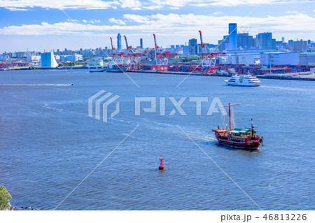 東京 レインボーブリッジからの眺望 東京 レインボーブリッジからの眺望 46813226