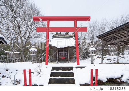 白石市弥治郎こけし村 こけし神社 46813283