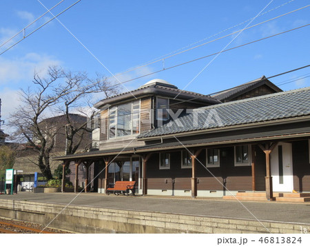 福井県えちぜん鉄道 三国駅の写真素材