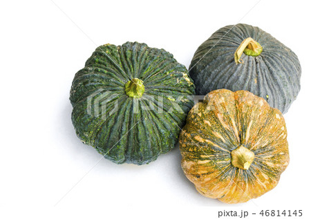 Kabocha squash isolated on white background 46814145