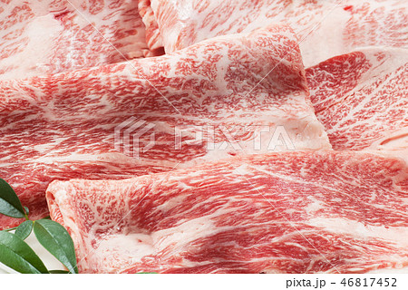 牛肉 霜降り 牛肉 霜降り 46817452