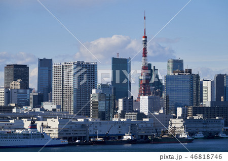 都市風景　東京湾 46818746