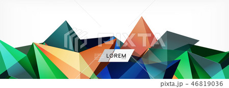 3d card on light backdrop. Abstract triangle pattern. Futuristic geometric background. 3d card on light backdrop. Abstract triangle pattern. Futuristic geometric background. 46819036