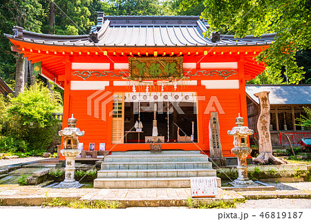 (静岡県)伊豆松崎の伊那下神社の拝殿 (静岡県)伊豆松崎の伊那下神社の拝殿 46819187