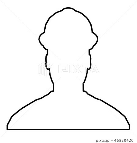 Avatar builder architect engineer in helmet view Avatar builder architect engineer in helmet view 46820420