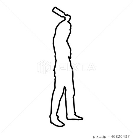 Man with bandana on his face that hides his Man with bandana on his face that hides his 46820437