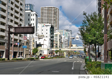 【大阪 市内 幹線道路 谷町筋】 【大阪 市内 幹線道路 谷町筋】 46821141