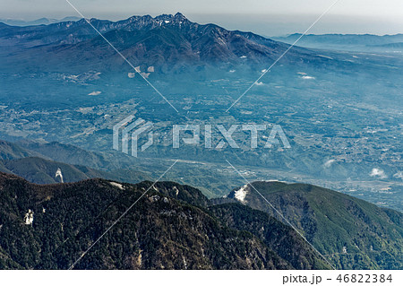 甲斐駒ヶ岳から見る八ヶ岳と日向山 46822384