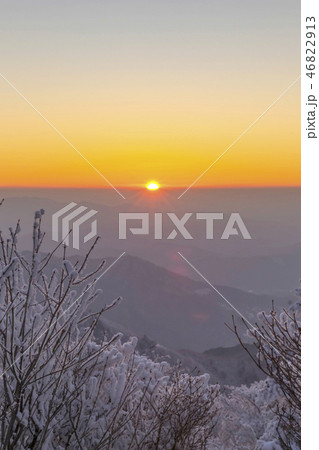 茂朱 徳裕山 雪景色 46822913