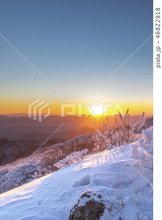 徳裕山 雪景色 冬 46822918