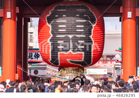 kaminarimon, sensoji temple, Asakusa, tokyo, japan 46826295