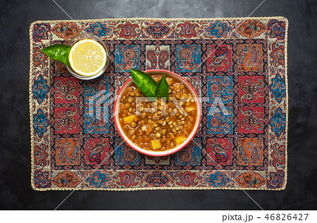 Indian Spices Red Lentil Soup. Rich lentil soup. Indian Spices Red Lentil Soup. Rich lentil soup. 46826427