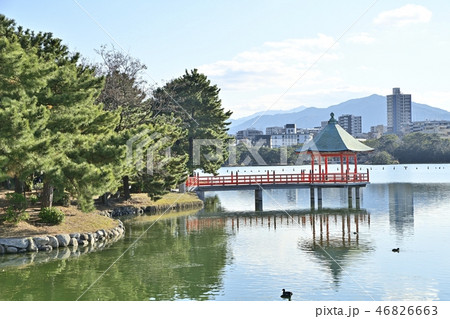 福岡市　風景　大濠公園 46826663