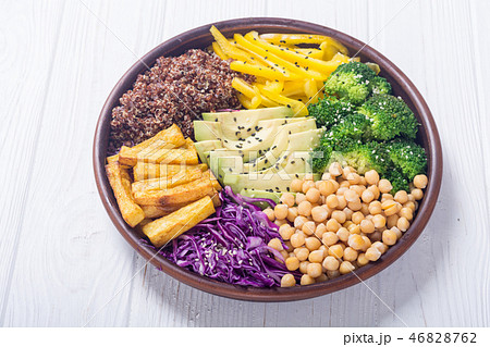 Healthy vegan salad . Buddha bowl 46828762