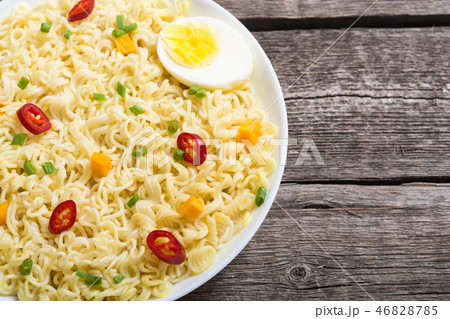 Instant noodles in bowl Instant noodles in bowl 46828785