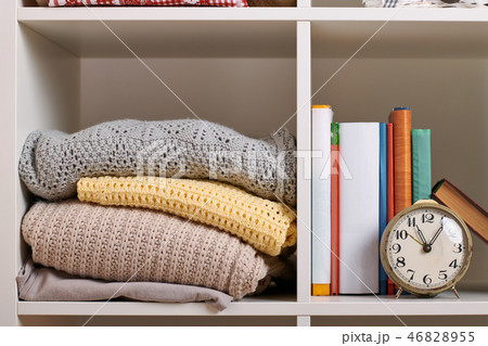 shelves with various things in the room shelves with various things in the room 46828955