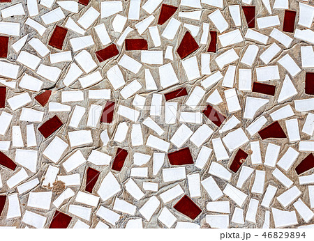 Abstract mosaic texture of broken tiles 46829894