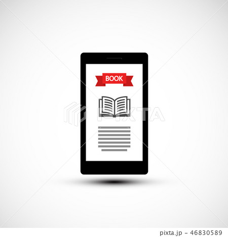 E Book Reader. Vector E-book Reader Symbol. 46830589