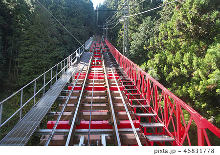 紅葉の御岳山 ケーブルカー 滝本駅 紅葉の御岳山 ケーブルカー 滝本駅 46831778
