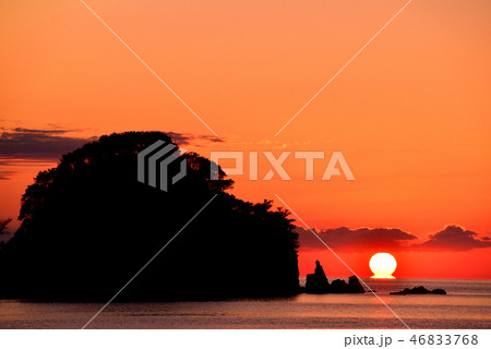 宿毛の夕日 46833768