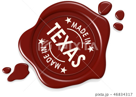 Label seal of made in Texas Label seal of made in Texas 46834317