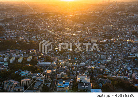《神奈川県》横浜市・住宅街の夕景 《神奈川県》横浜市・住宅街の夕景 46836330