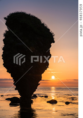 《北海道》えびす岩・日の出 46837959