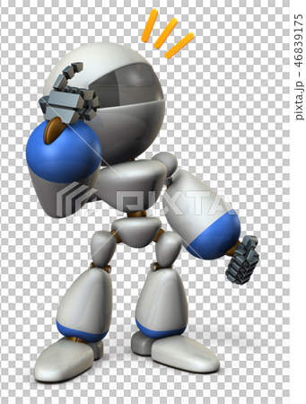 AI搭載のロボットを描いたレンダリング 46839175