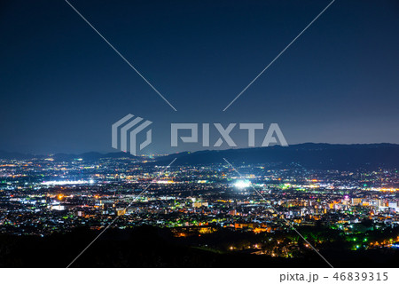 奈良の夜景 （奈良県奈良市若草山から） ※2017年4月撮影 46839315