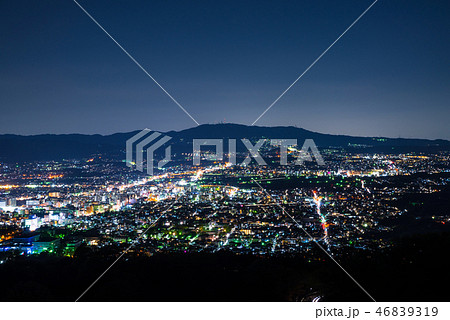 奈良の夜景 （奈良県奈良市若草山から） ※2017年4月撮影 46839319