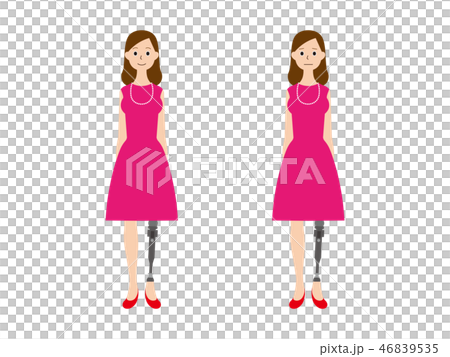 Artificial leg woman (left leg) 46839535
