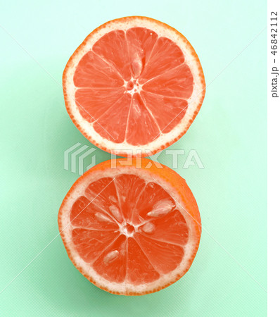 Living Coral & pastel blue color. 46842112