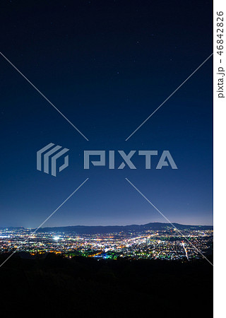 奈良の夜景 （奈良県奈良市若草山から） ※2017年4月撮影 46842826