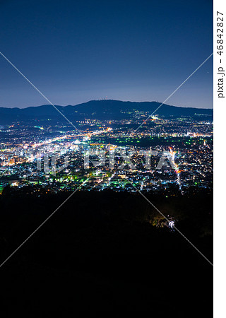 奈良の夜景 （奈良県奈良市若草山から） ※2017年4月撮影 46842827