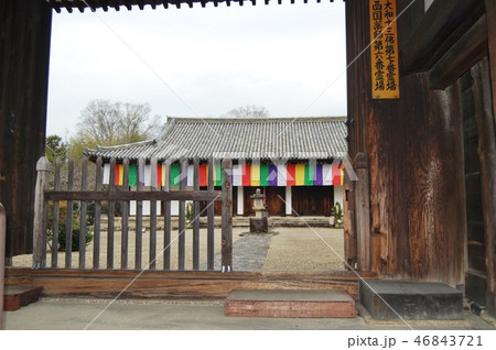 新薬師寺の南門からの風景 46843721