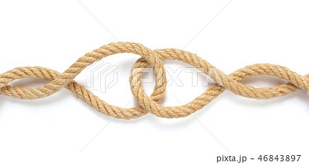 ship rope isolated on white ship rope isolated on white 46843897